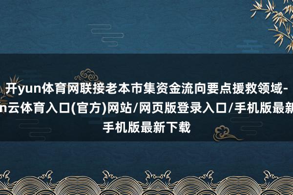 开yun体育网联接老本市集资金流向要点援救领域-开yun云体育入口(官方)网站/网页版登录入口/手机版最新下载