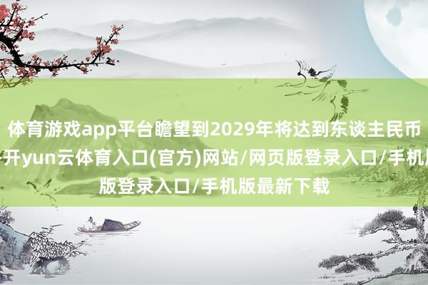 体育游戏app平台瞻望到2029年将达到东谈主民币2158亿元-开yun云体育入口(官方)网站/网页版登录入口/手机版最新下载